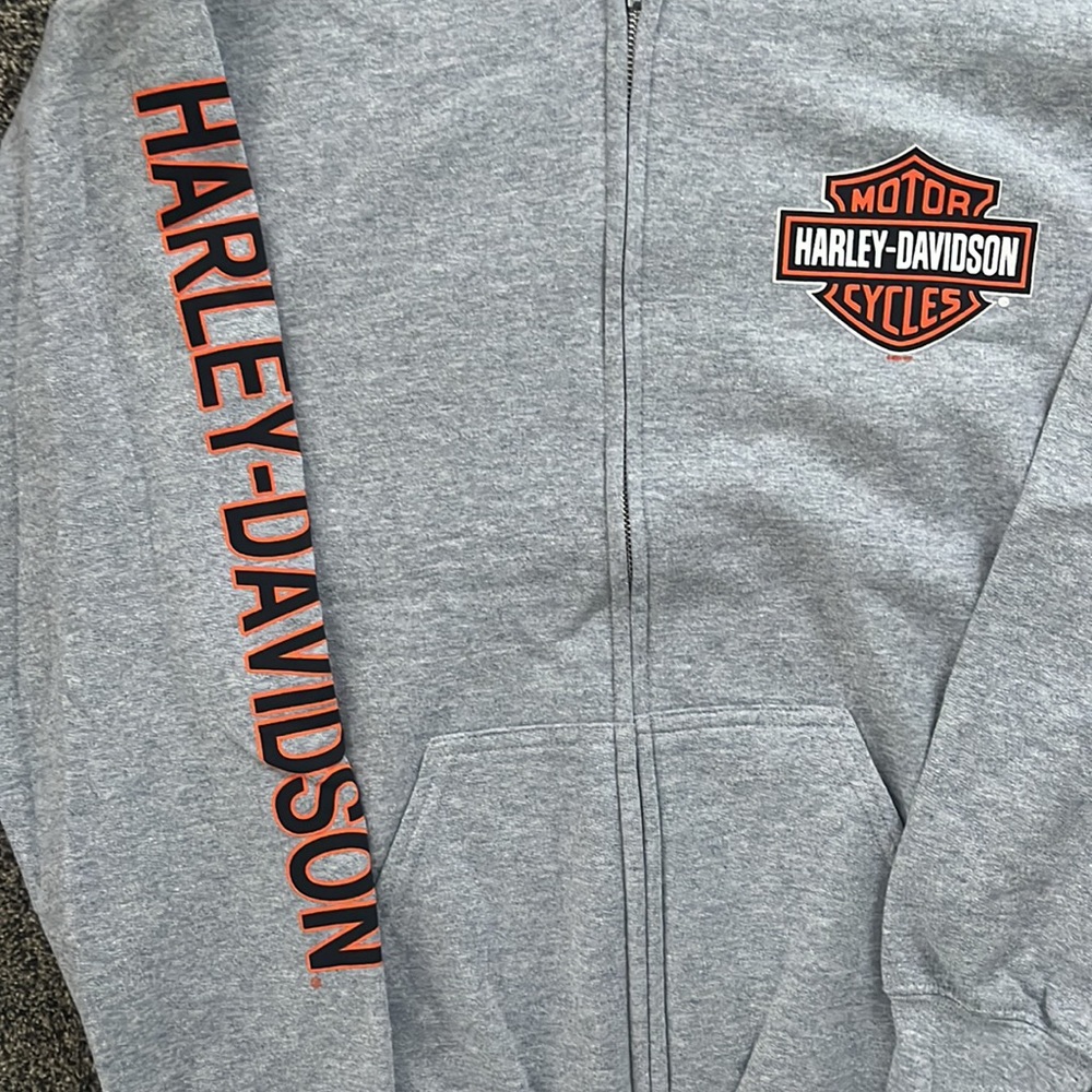 NWT Harley Davidson Zip up Hoodie - Picture 2 of 6